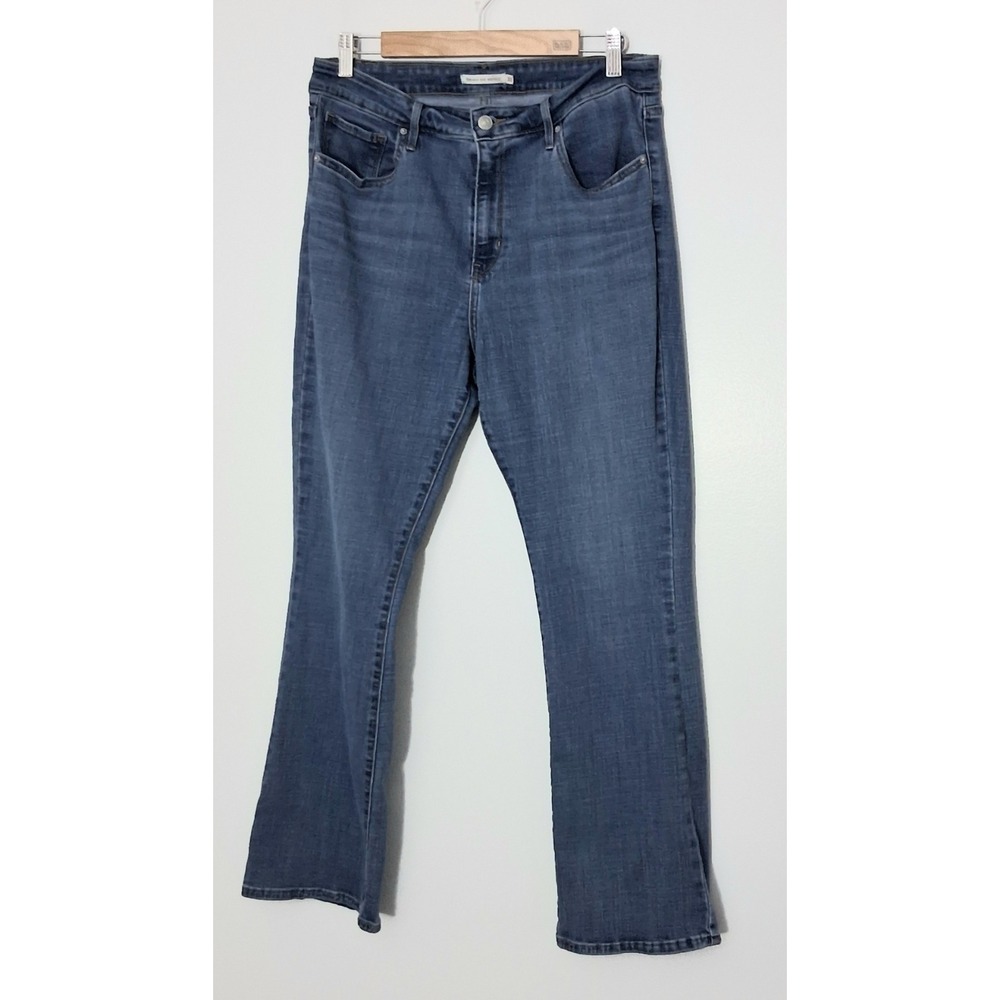 Levi's 725 Jeans Women's Size 32 High-Rise Bootcut Med Wash Pockets Preowned